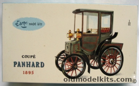 Verneuil 1/32 Panhard Coupe de Ville 1895 'Europe Model Kits' plastic model kit